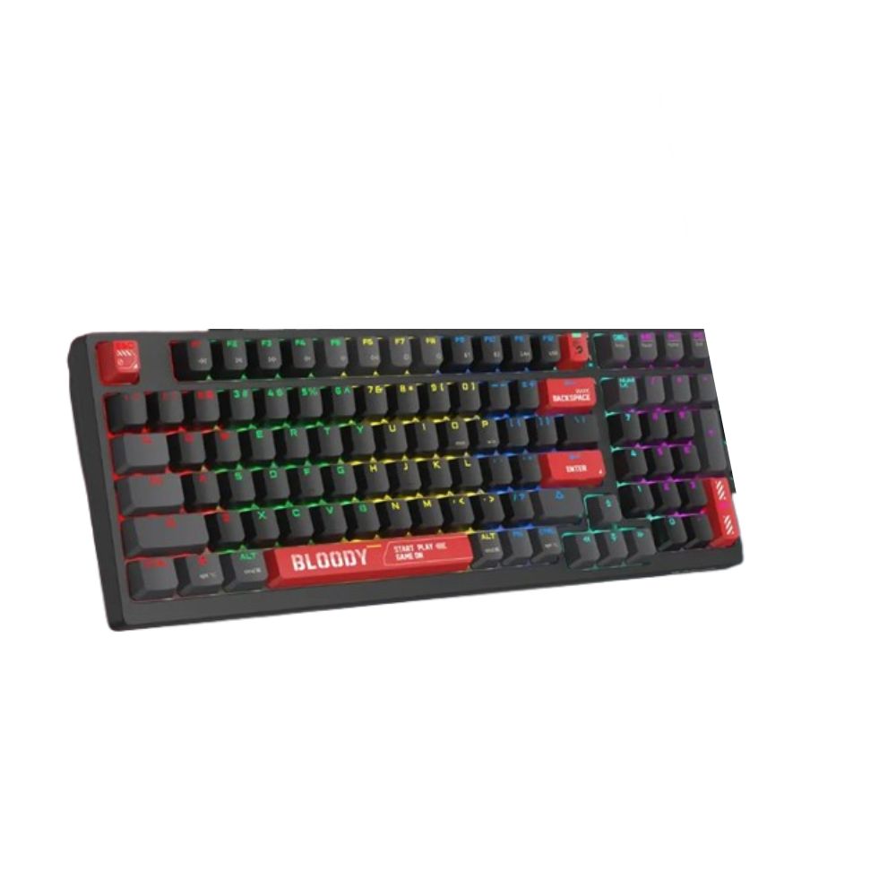 A4Tech Bloody WS98 SPORTS RED RGB BLMS Red Switch Wireless Mechanical Gaming Keyboard