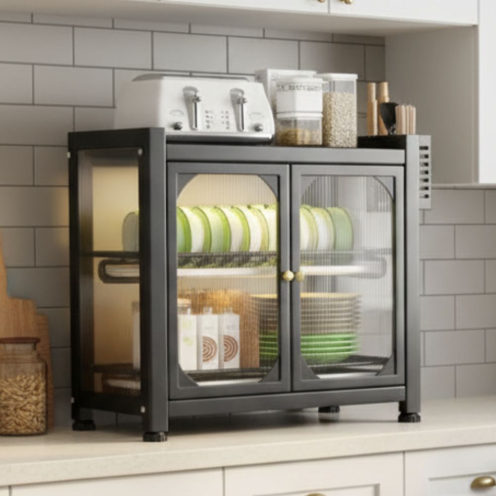 Countertop Dish Cabinet for Kitchen