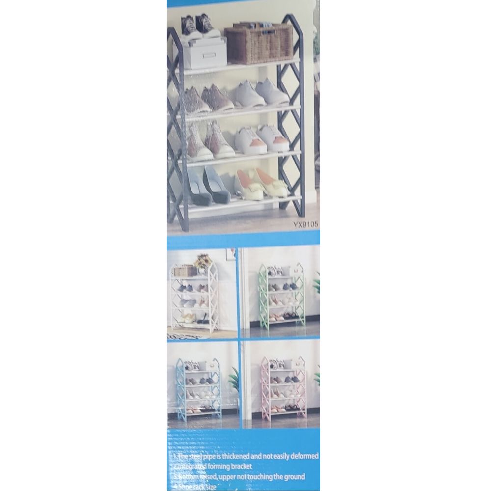 Diamond 4 Layer Shoe Rack Organizer - Image 4