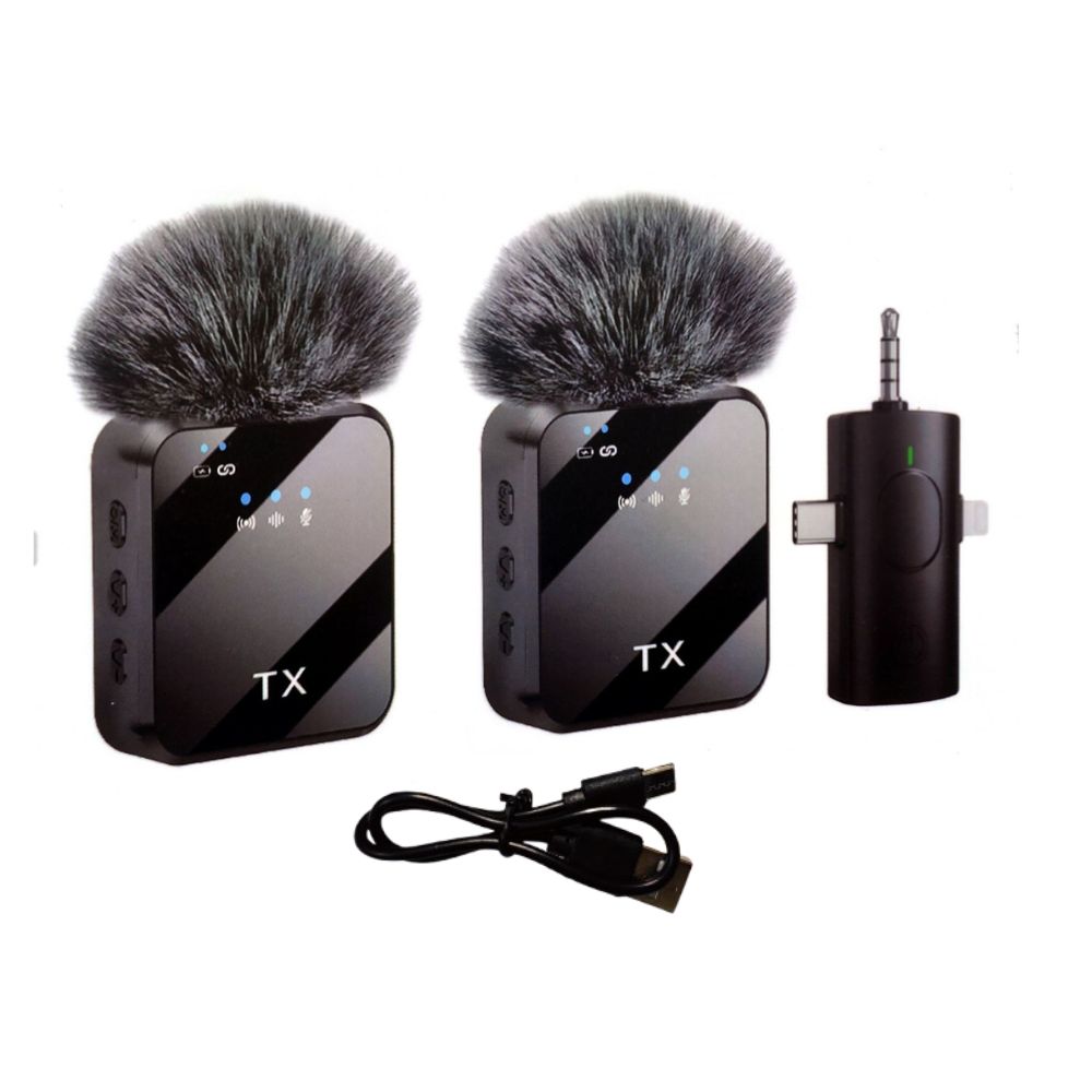 F11-2 Wireless Collar Microphone With Active Noise Cancellation