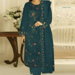 Vipul Fashion Party Wear Design Salwar Kameez Bottle Green