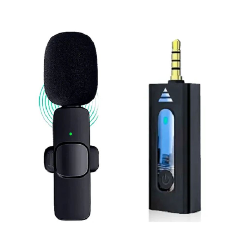 K35 Single Wireless Microphone for 3.5mm Supported Devices