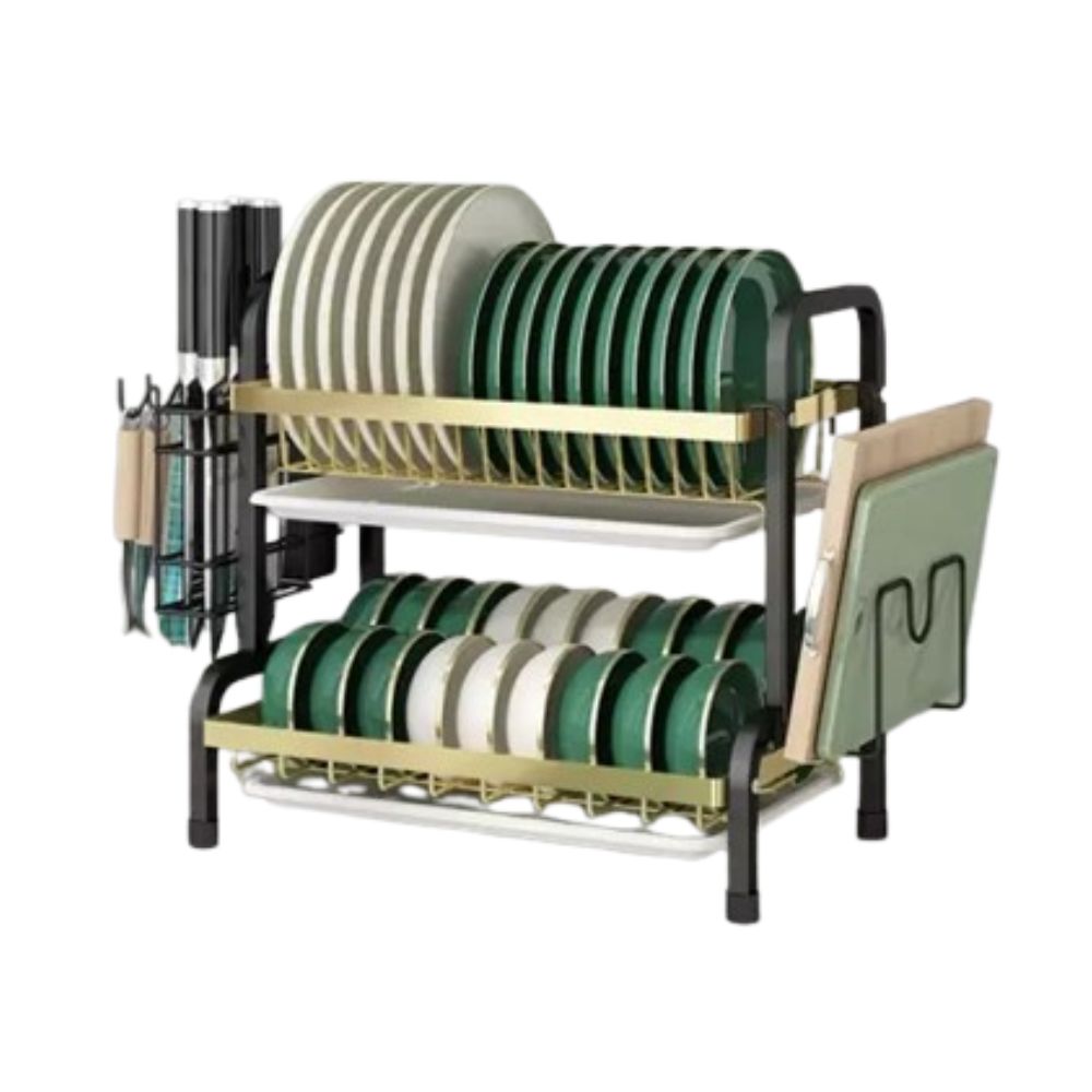 Multi-Layer Dish Drying Rack – Space-Saving and Stylish Kitchen Essential