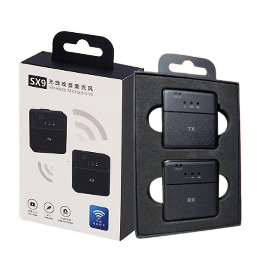 SX9 Single Wireless Microphone for iPhone and Android