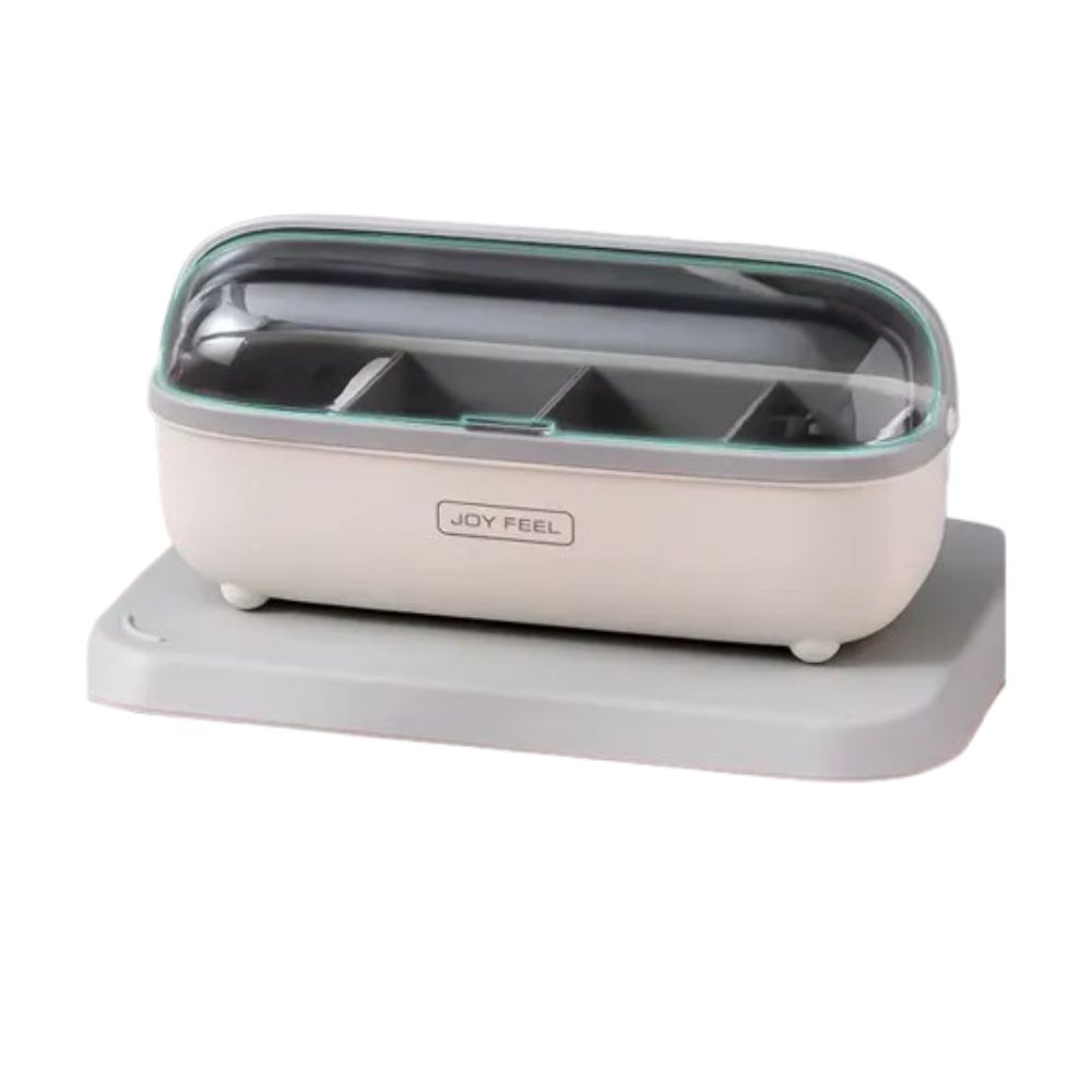 Spice Container With Visible Dust-Proof Cover Organizer