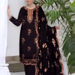 Vivek Fashion Style Premium Quality Salwar Kameez Black Color