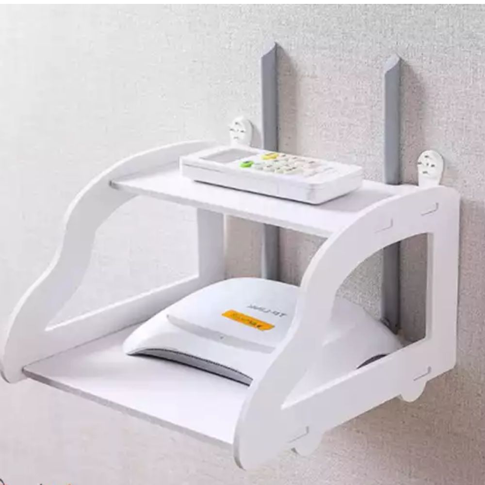 Wall Mounted WiFi Router Stand - TV Set-top Box Rack