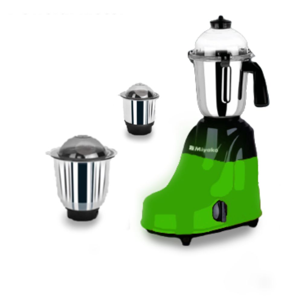 High-Performance Miyako Blender Green Line 1100 Watt Mixer Grinder