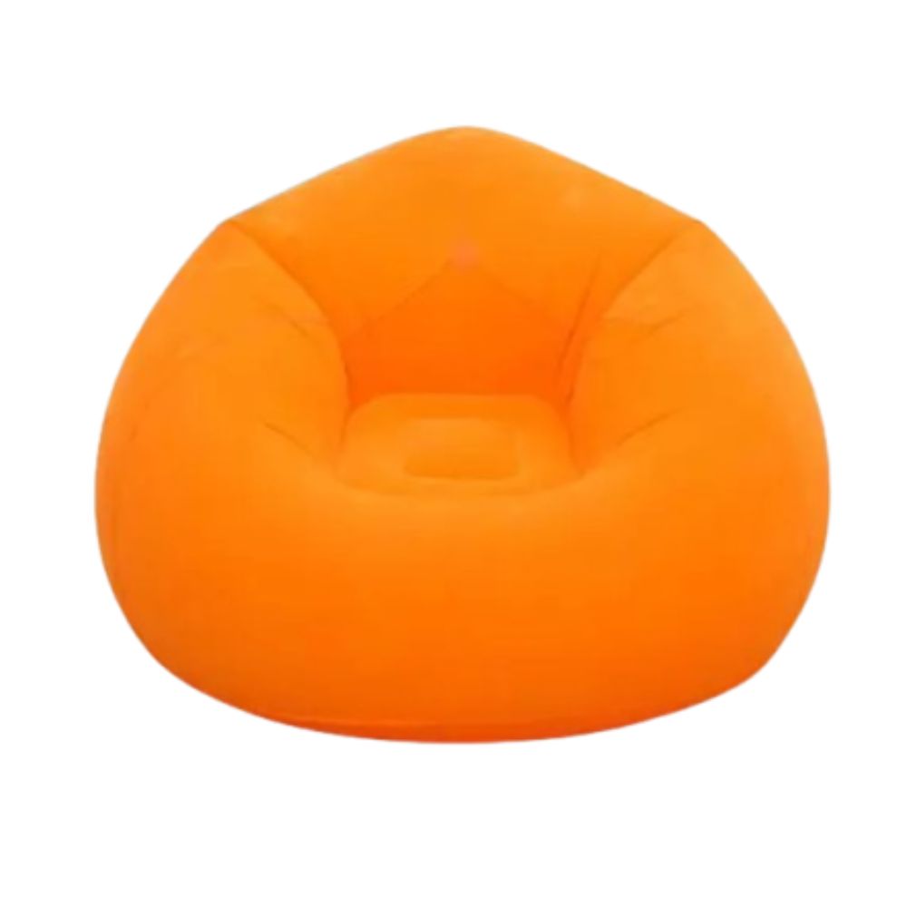 Inflatable Single Lazy Sofa Chair Foldable Outdoor Leisure Thick Sofa Bed