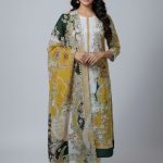 Premium Quality Pure Swis Cotton Printed Three Pieces RBL 22