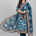 Premium Quality Pure Swis Cotton Printed Three Pieces RBL 31
