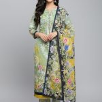 Premium Quality Pure Swis Cotton Printed Three Pieces RBL 39