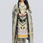 Premium Quality Pure Swis Cotton Printed Three Pieces RBL 52