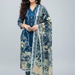 Premium Quality Pure Swis Cotton Printed Three Pieces RBL 55