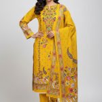 Premium Quality Pure Swis Cotton Printed Three Pieces RBL 03