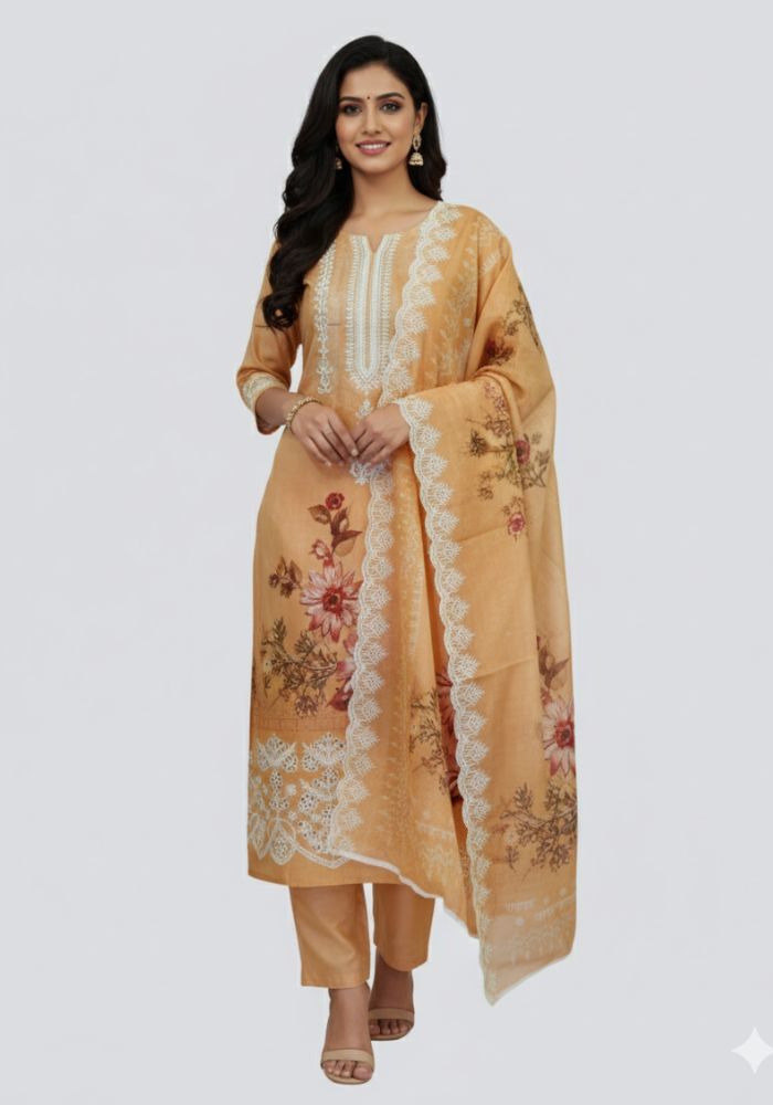 Gull Jee Pure Cotton Premium Quality Printed Three Pieces D34171