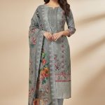 Mashal Exclusive Pure Cotton Digital Embroidered Lawn Voile Dupatta D-34122