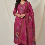 Pure Cotton Premium Quality Printed Three Pieces Salwar Kameez Tex One BD 3708 R