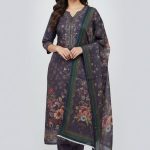 Pure Cotton Premium Quality Printed Three Pieces Salwar Kameez Tex One BD 3708 B