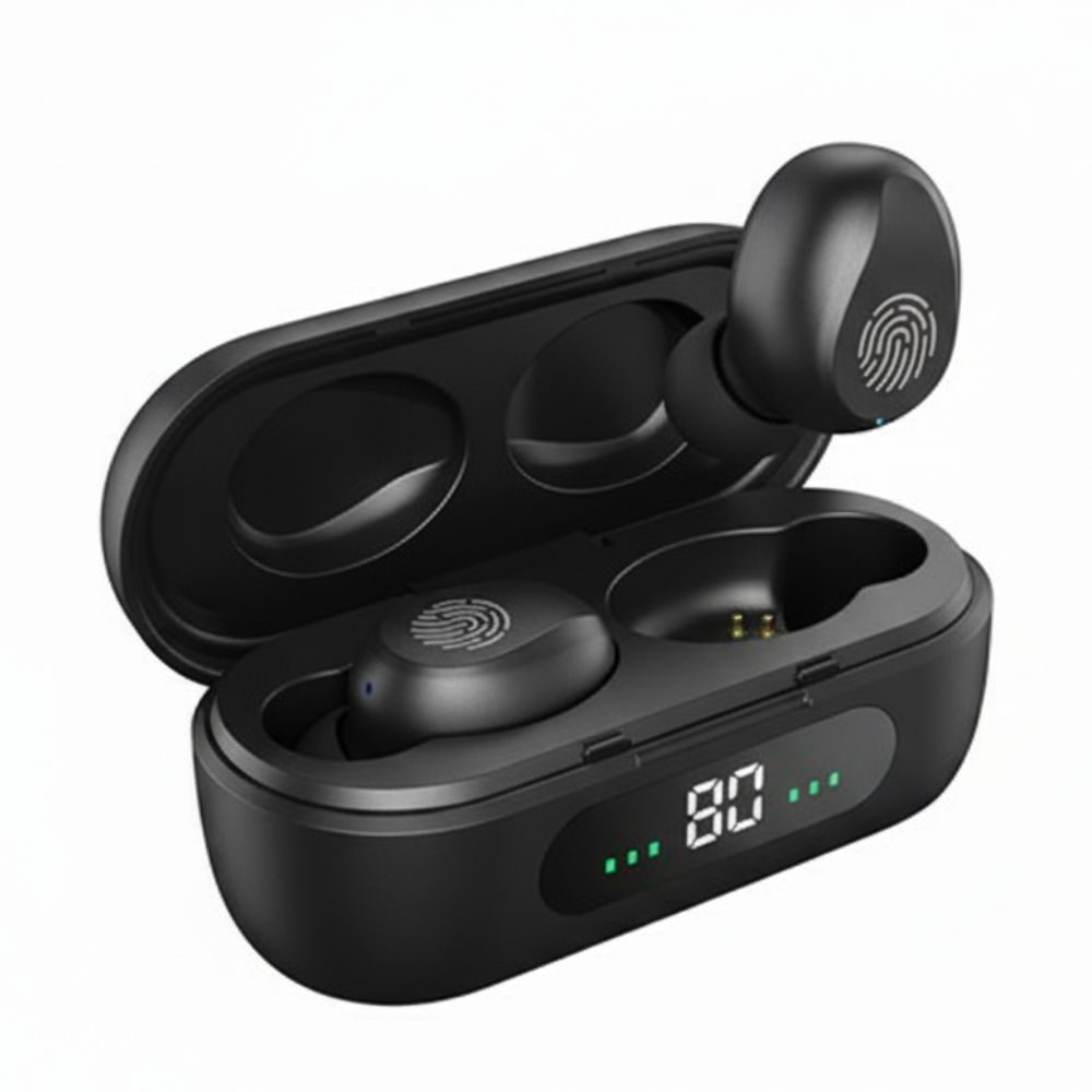 REMAX TWS-41 Magnetic True Wireless Bluetooth 5.0 Earbuds with Digital Display