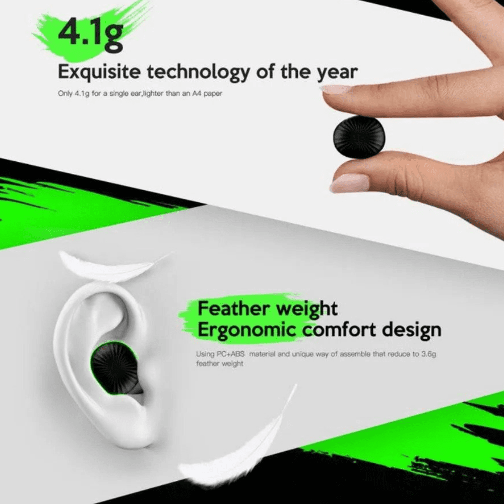 Realfit Gopods E5 Wireless Touch Control Bluetooth 5.0 Waterproof Headsets