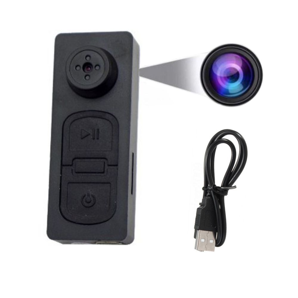 Compact Spy Button Camera 720p HD Video