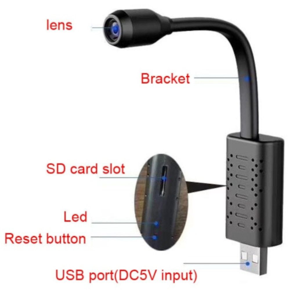 U21 A9 Mini Camera 4K Wifi Portable P2P IP/AP Remote Control USB Surveillance Camera HD 1080P
