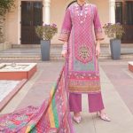 Alok Afsanah Lawn Cotton Unstitched Three Piece Purple Color