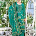 Alok Hushnara Cotton Unstitched Three Piece Paste Color