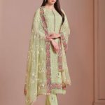 Original Vipul Fashion Amina Party Wear Twinkle Chiffon Fancy Work Swits Collection 5996
