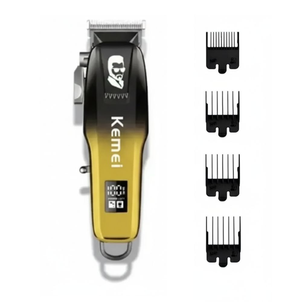 Kemei KM-709A Professional Rechargeable Hair Clipper Trimmer