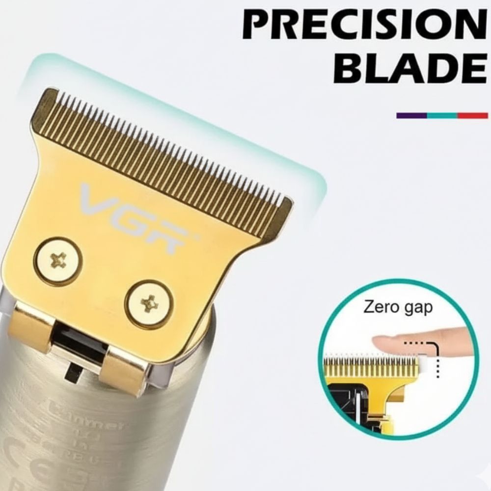 VGR V-073 Professional Rechargeable Hair Trimmer with LED Display (3)