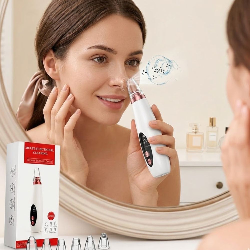 5-in-1 Rechargeable Vacuum Blackhead Remover & Pore Cleanser - Image 2