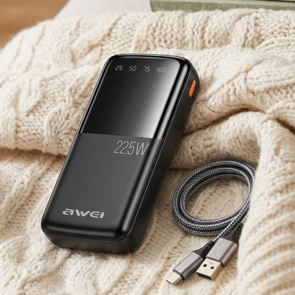 Awei P13K / PA50 22.5W PD Fast Charging Powerbank 20000mah