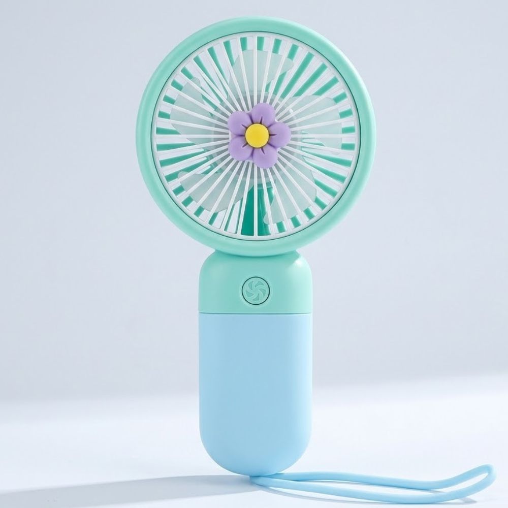 Mini Handheld Small Power USB Rechargeable Fan - Image 2