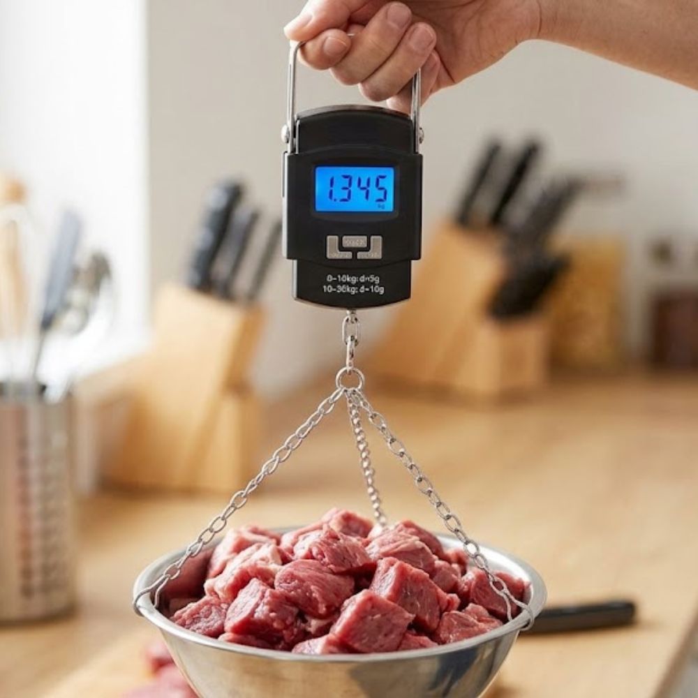 Portable Digital Weight Hanging Scale Up To 50kg