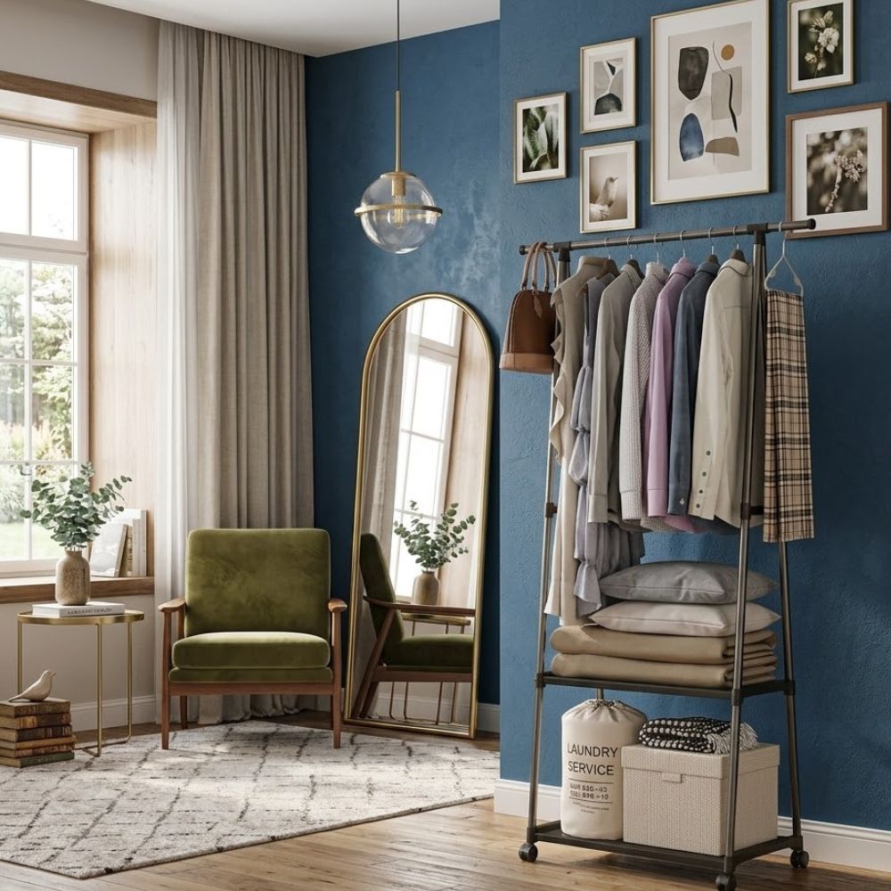 Stainless Steel Triangle Clothing Rack