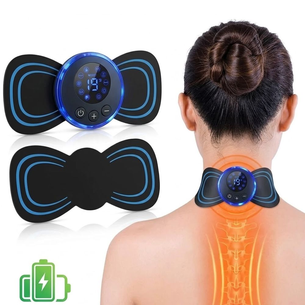 Electric Portable Neck Massager Back Body With USB Charging Cable