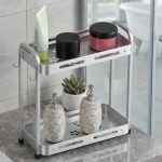 Binca 2 Tiers Superior Quality Aluminium Shelve for Shower Room