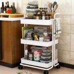 3 Tier Multi-function Kitchen Storage Trolley