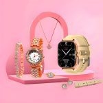A58 Plus Smartwatch Bracelet Heart Rate Band Sports Smart Watch Combo For Women