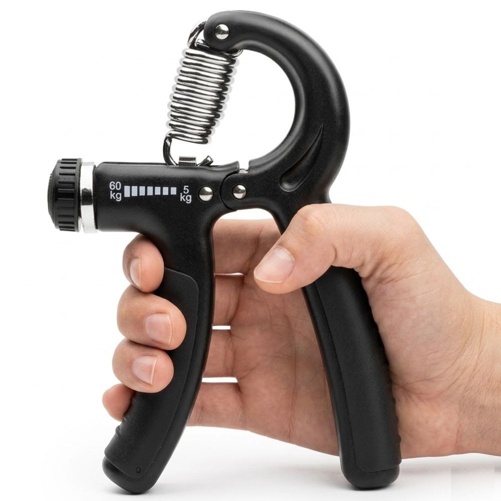 Adjustable Hand Grip Exerciser - Monofuctional Style Double-Wheeled Material - Image 2