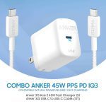 Anker 313 Combo 45W Fast Charger 2.0 PPS/PD/IQ3