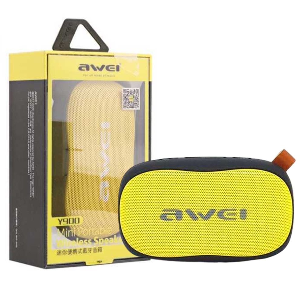 Awei Y900 Wireless Bluetooth Speaker - Black and Yellow Edition - Image 2