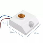 B22-E27 Human Infrared Motion Sensor Holder for Lamp