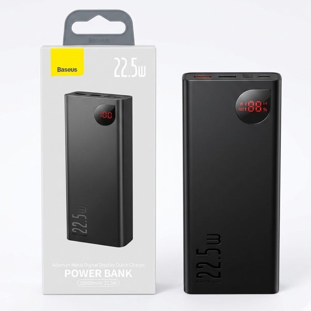Baseus Adaman Metal Body Digital Display Fast Charging Power Bank 22.5W - Image 2