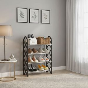 Diamond 4 Layer Shoe Rack Organizer