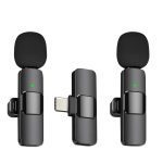 K9 Dual Lapel Lavalier Noise Cancelling Microphone for Type-C Devices