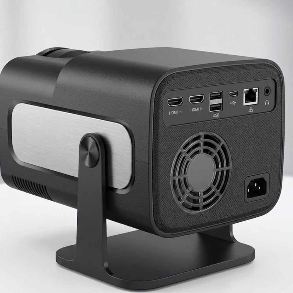HY320 Mini Smart Portable and Powerful Android 4K Projector – WiFi 6 - Image 2