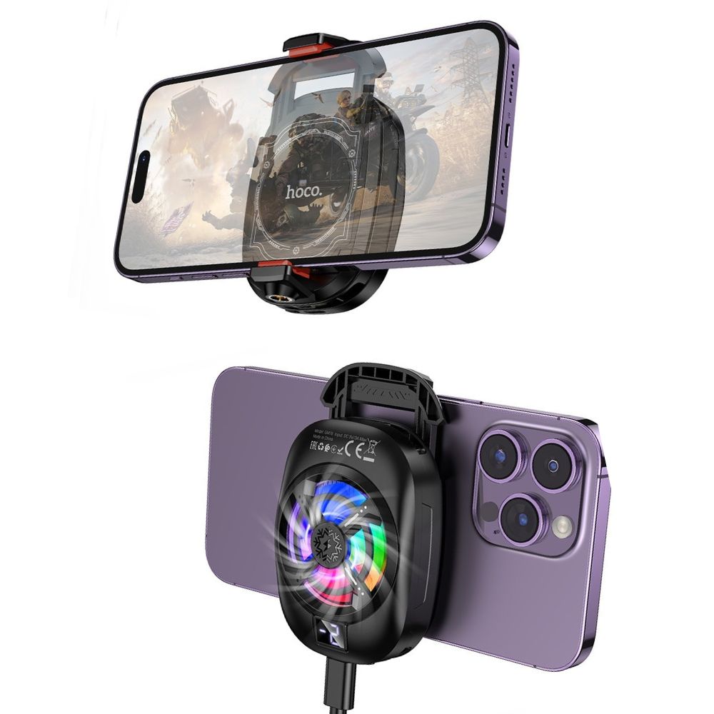 Hoco GM76 Blue Diamond Mobile Phone Cooler - Image 3
